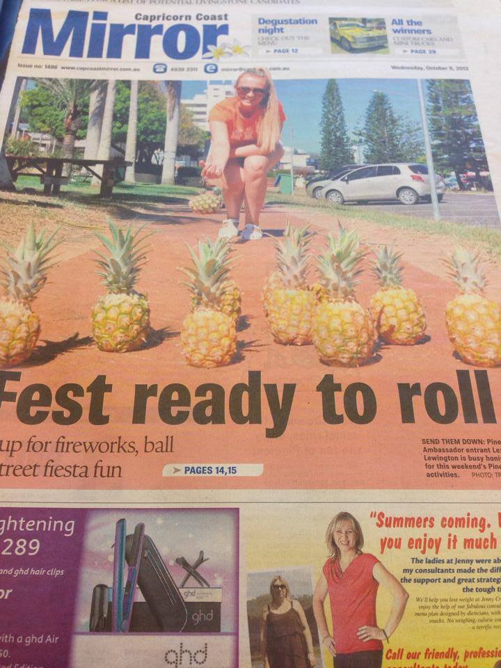 Read more about the article Pineapple Festival time again in Yeppoon this weekend